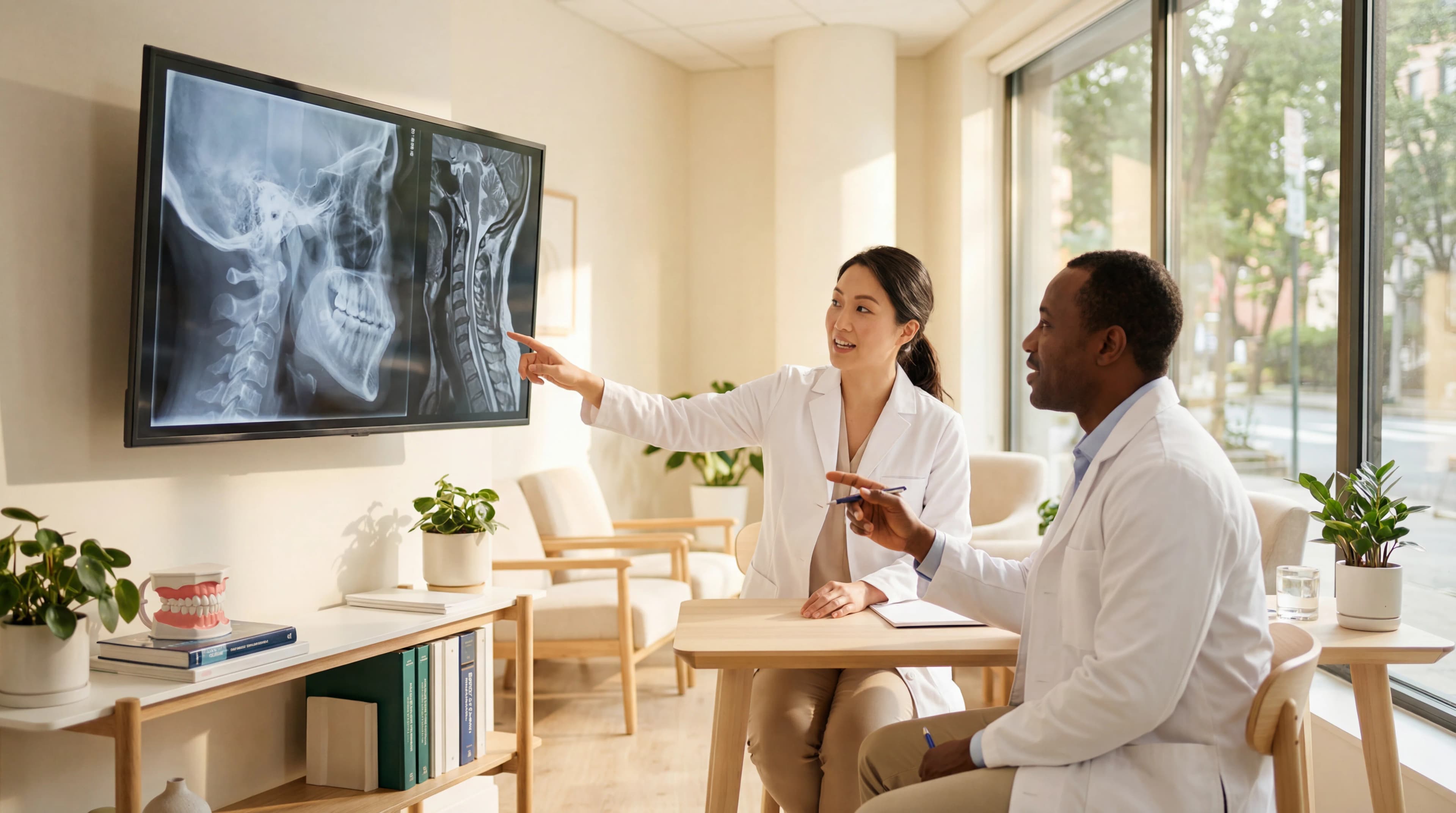 Interdisziplinäre CMD-Behandlung – Orthopäde und Kieferorthopädin im Austausch