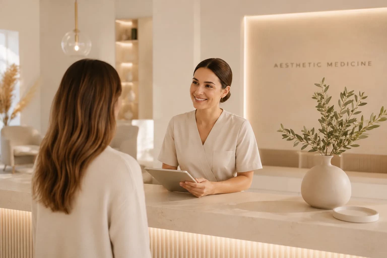 aesthetic medicine warm welcome in practice